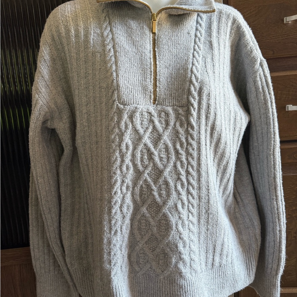 St. John's Bay Light Gray Sweater